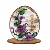 Набор для вышивки бисером по дереву «Пасхальное яйцо FLK-034»